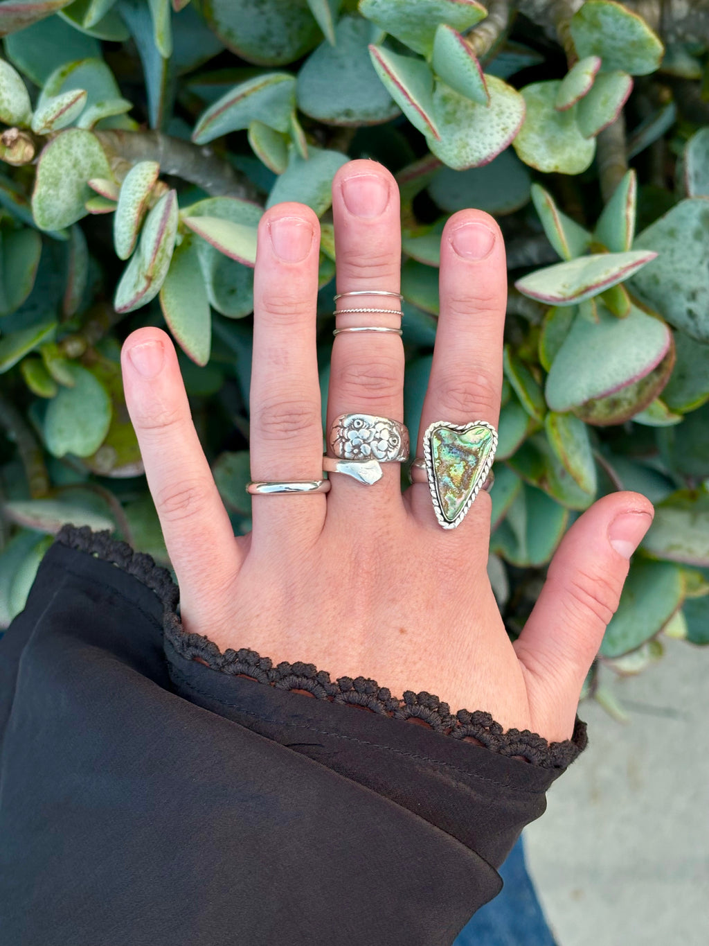 Galaxy Heart Ring - Size 7.5