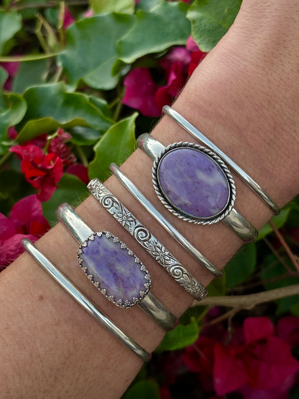 Lilac Love Cuff