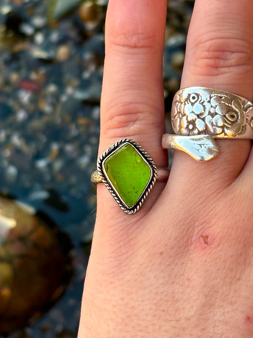 Mystic Glass Ring - Size 5