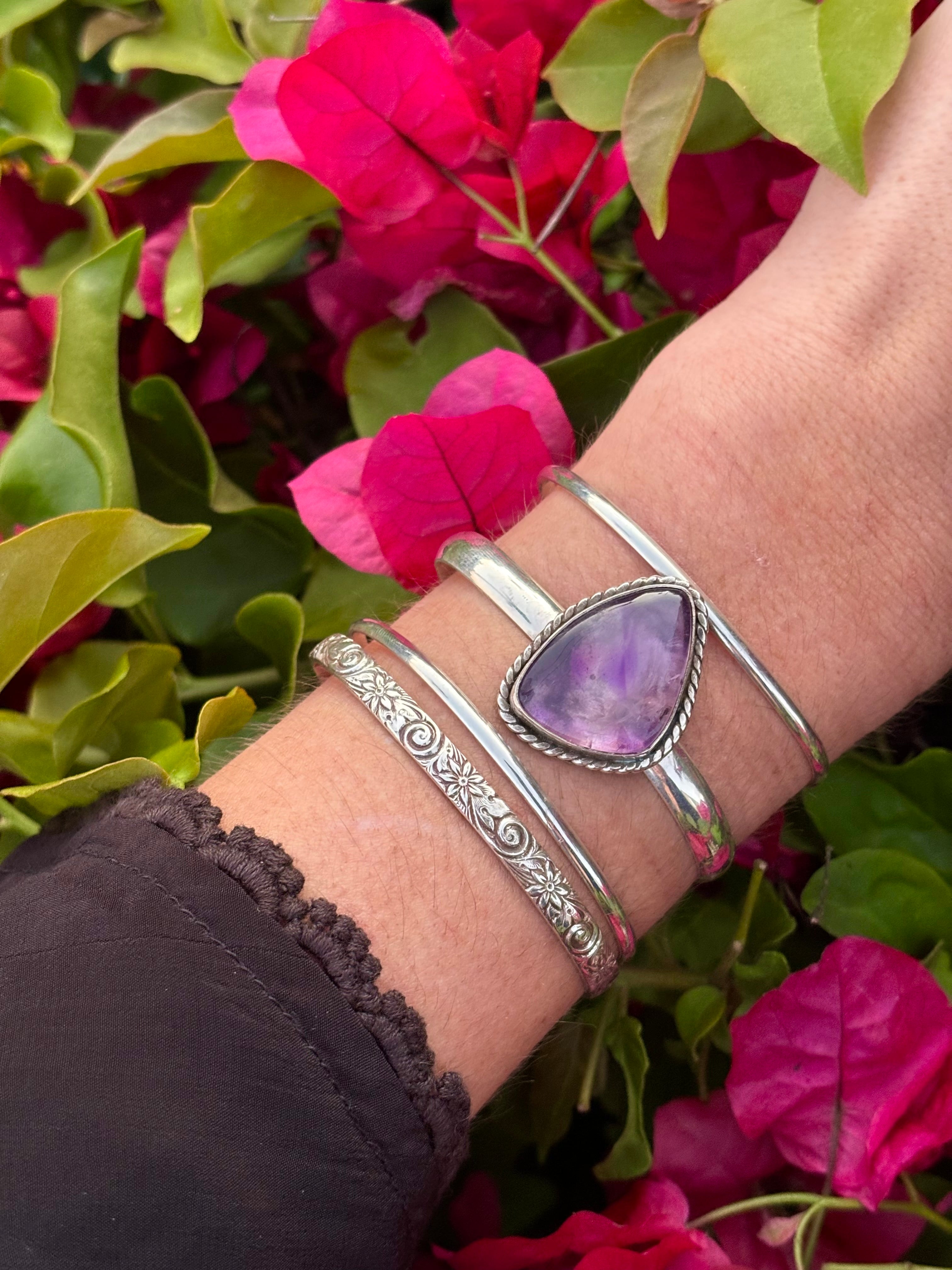 Purple Reflections Cuff