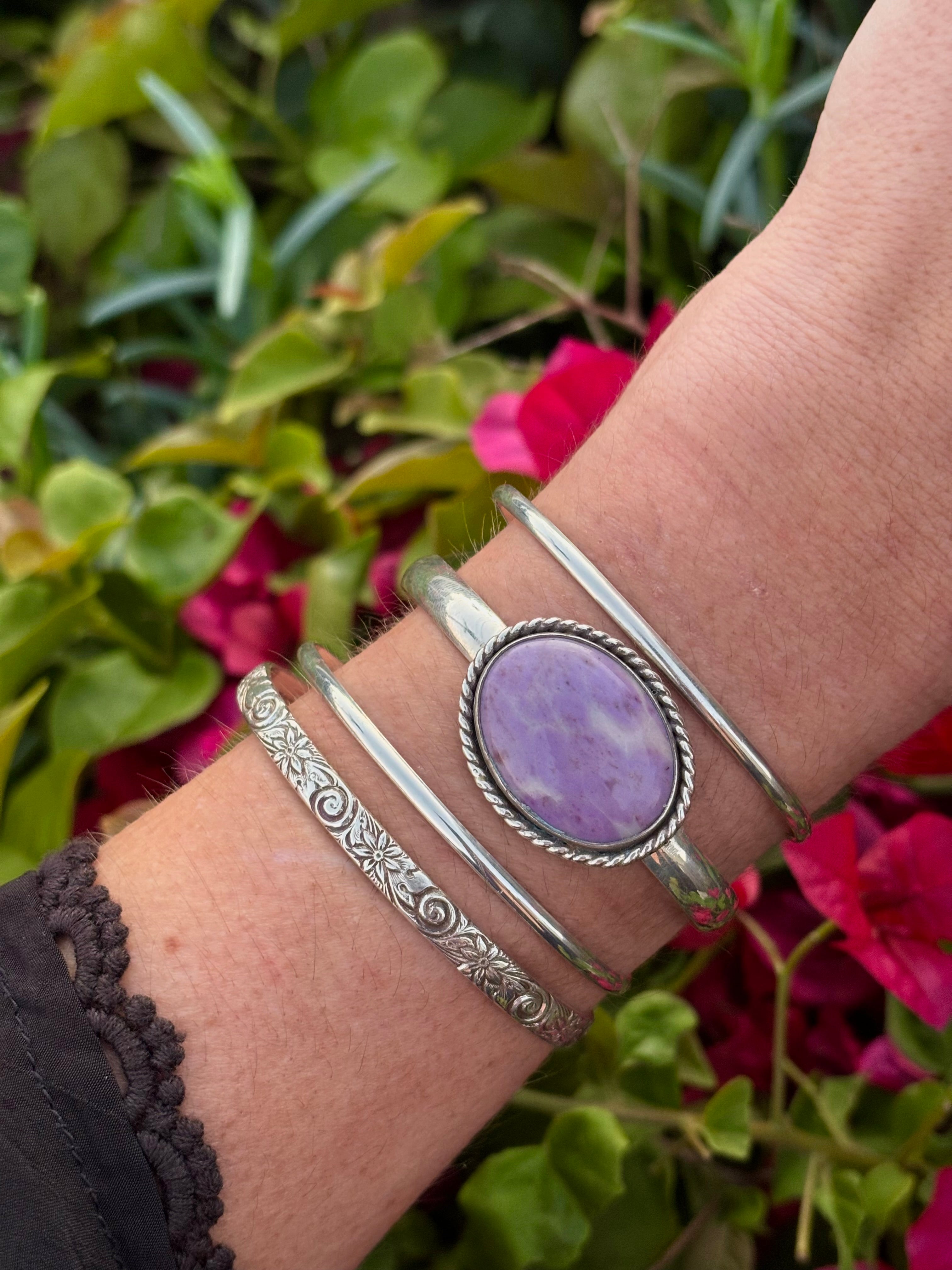 Lilac Love Cuff