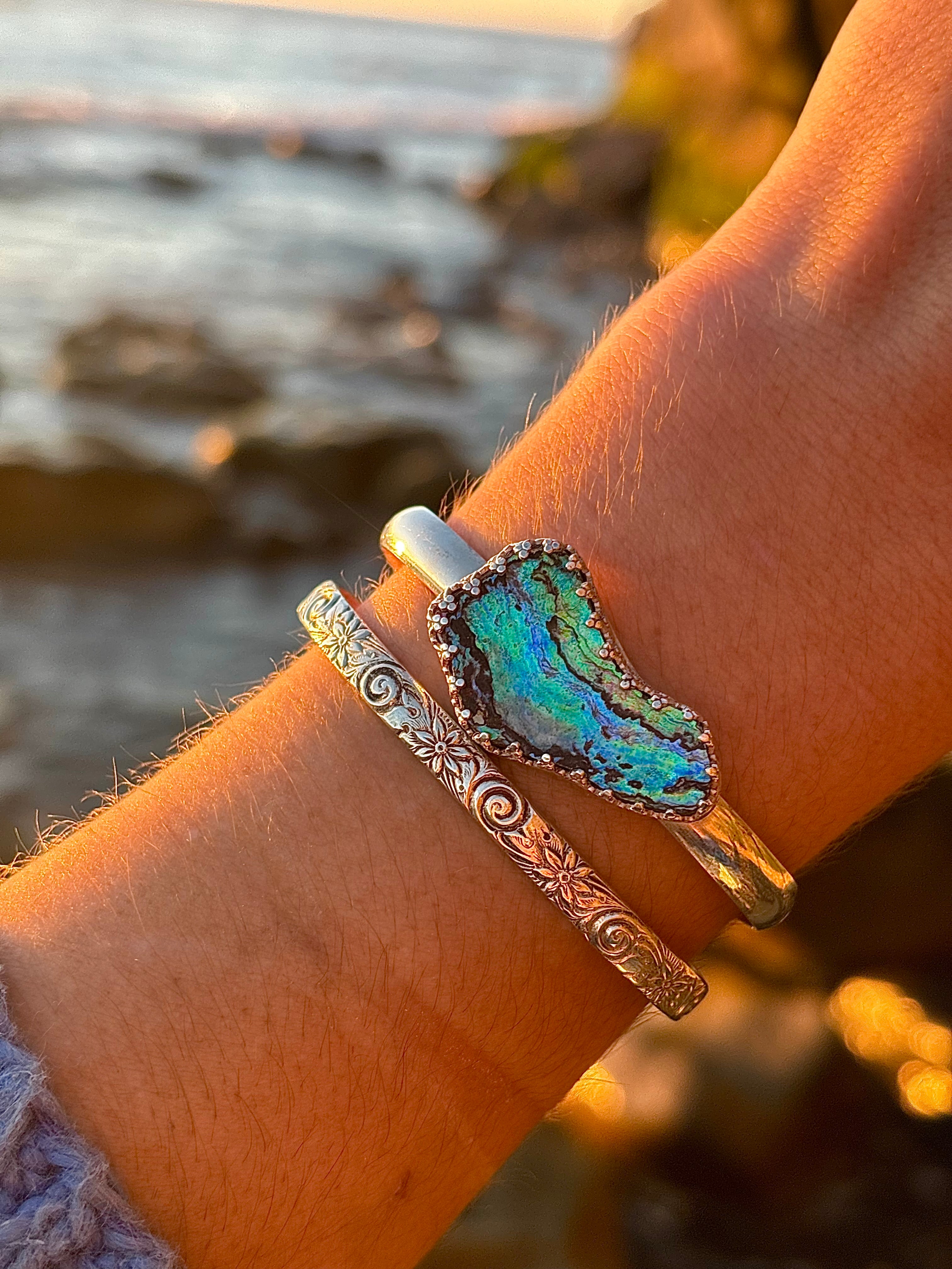 The Aurora Heart Cuff