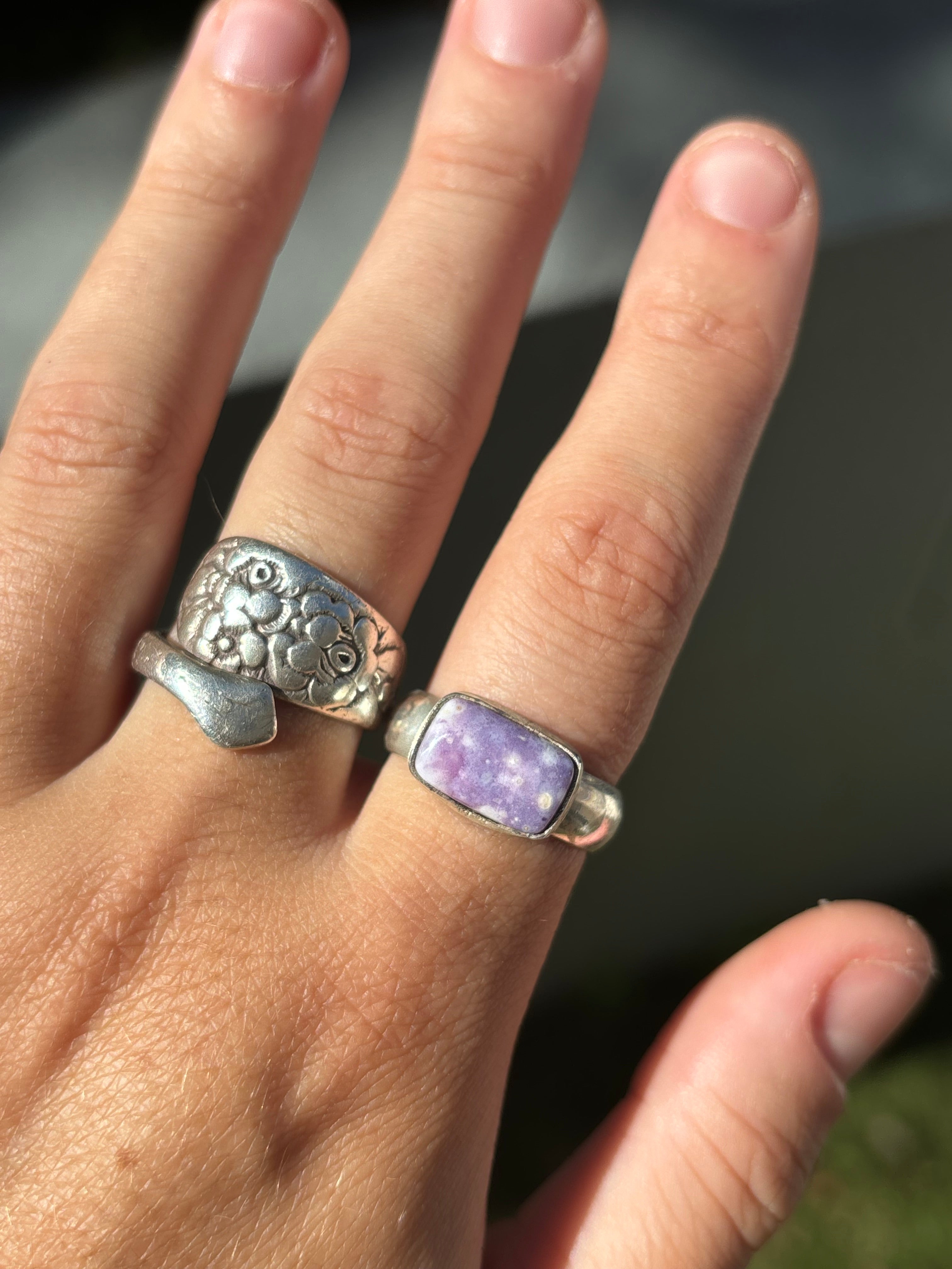 Lavender Opal Ring