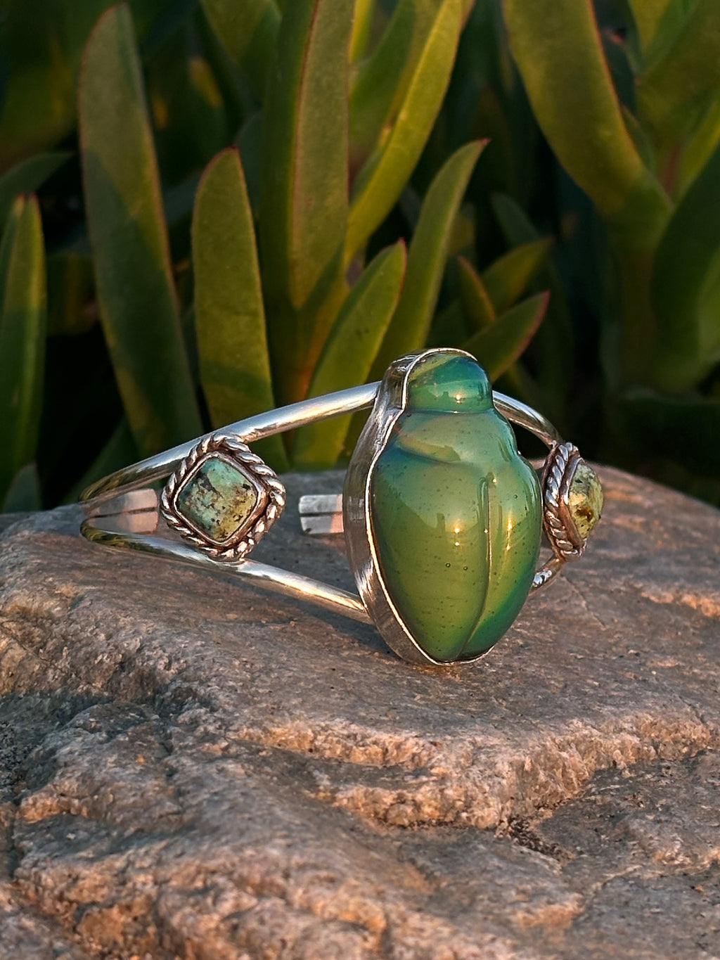 Tyler Ault x Abby Rose Scarab Cuff