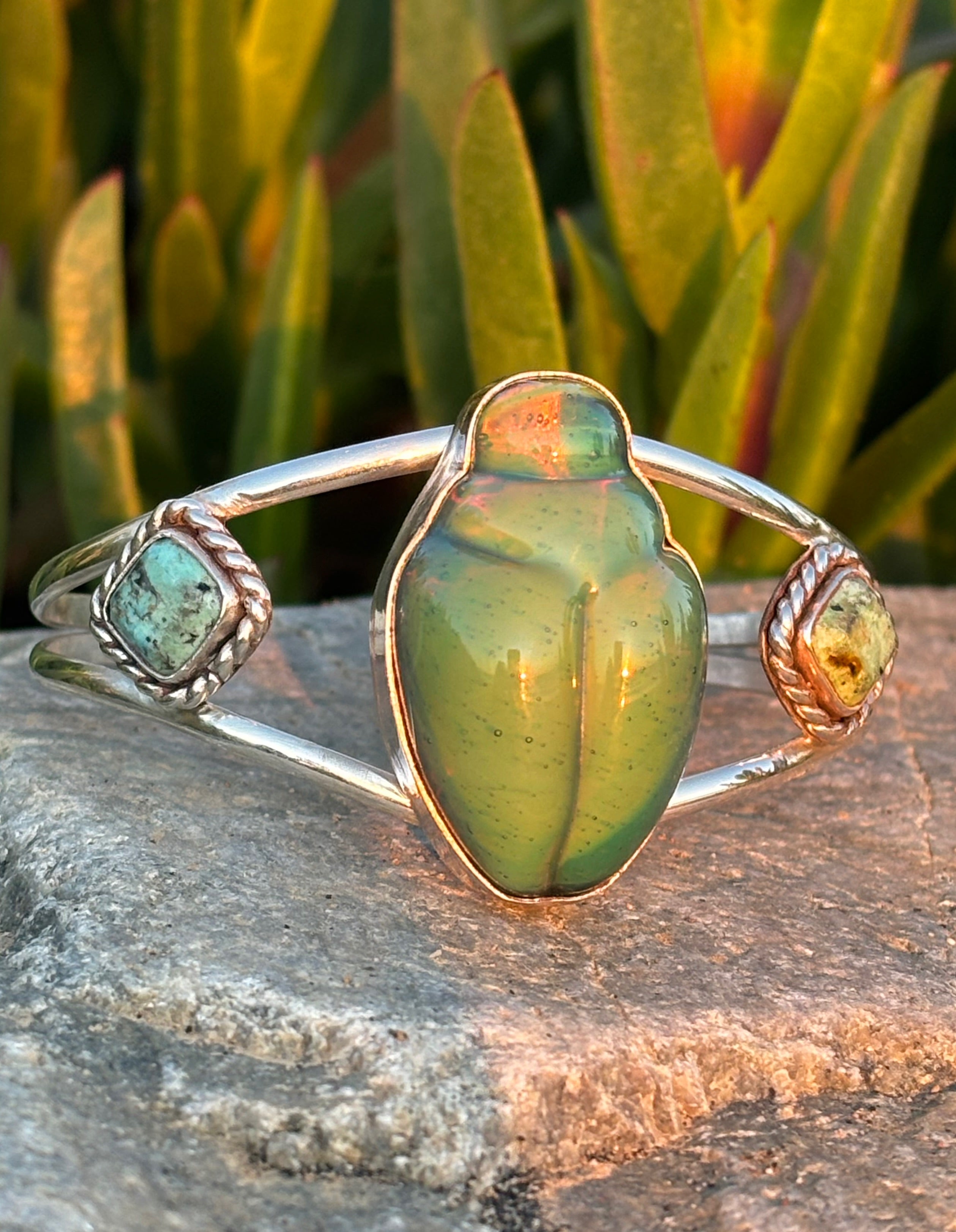 Tyler Ault x Abby Rose Scarab Cuff