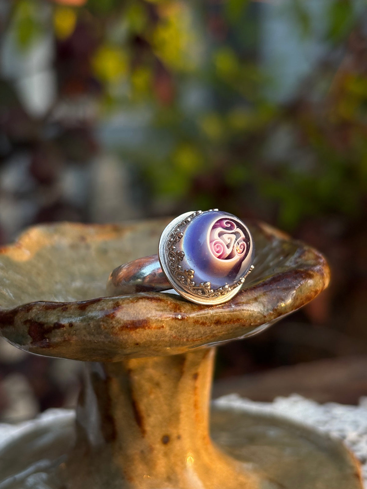 Purple Mille Ring - Size 8.75