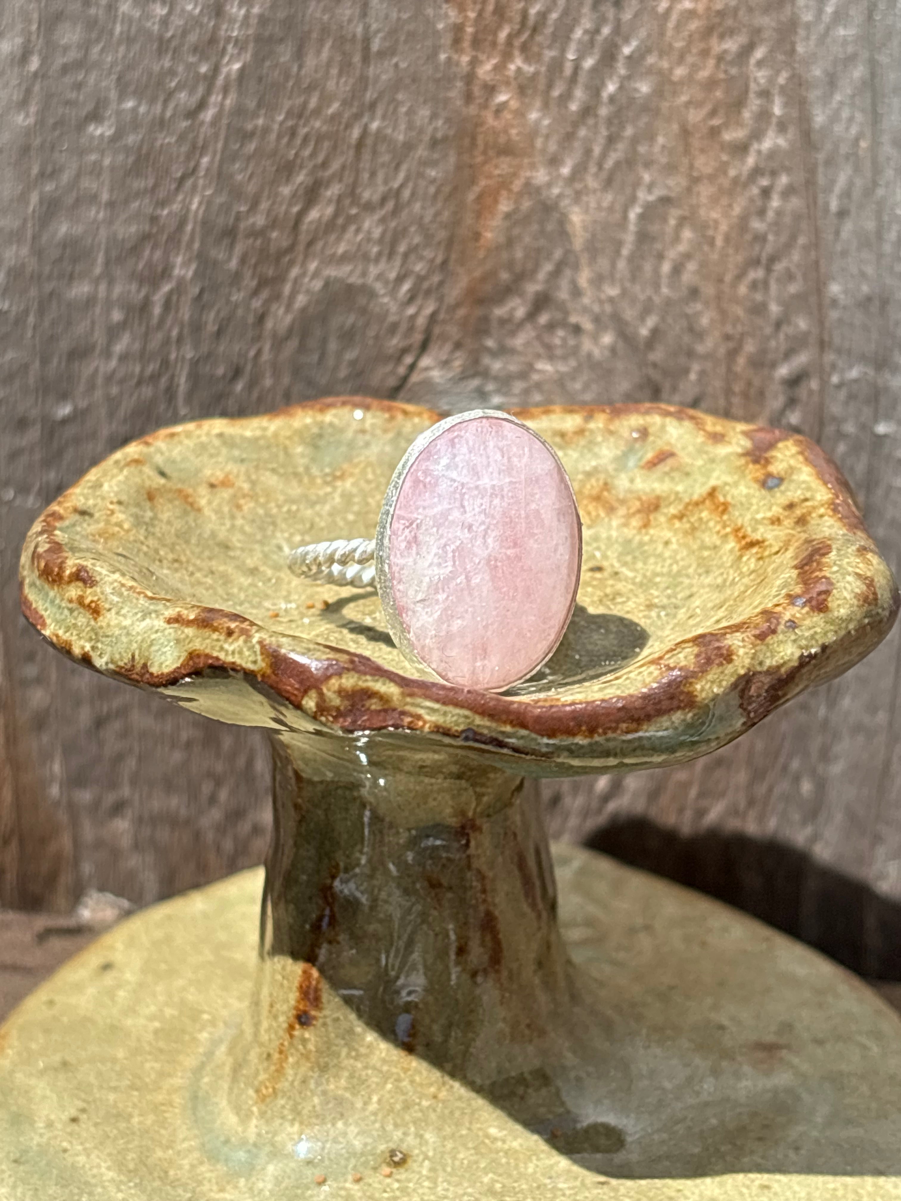 size 7 morganite ring