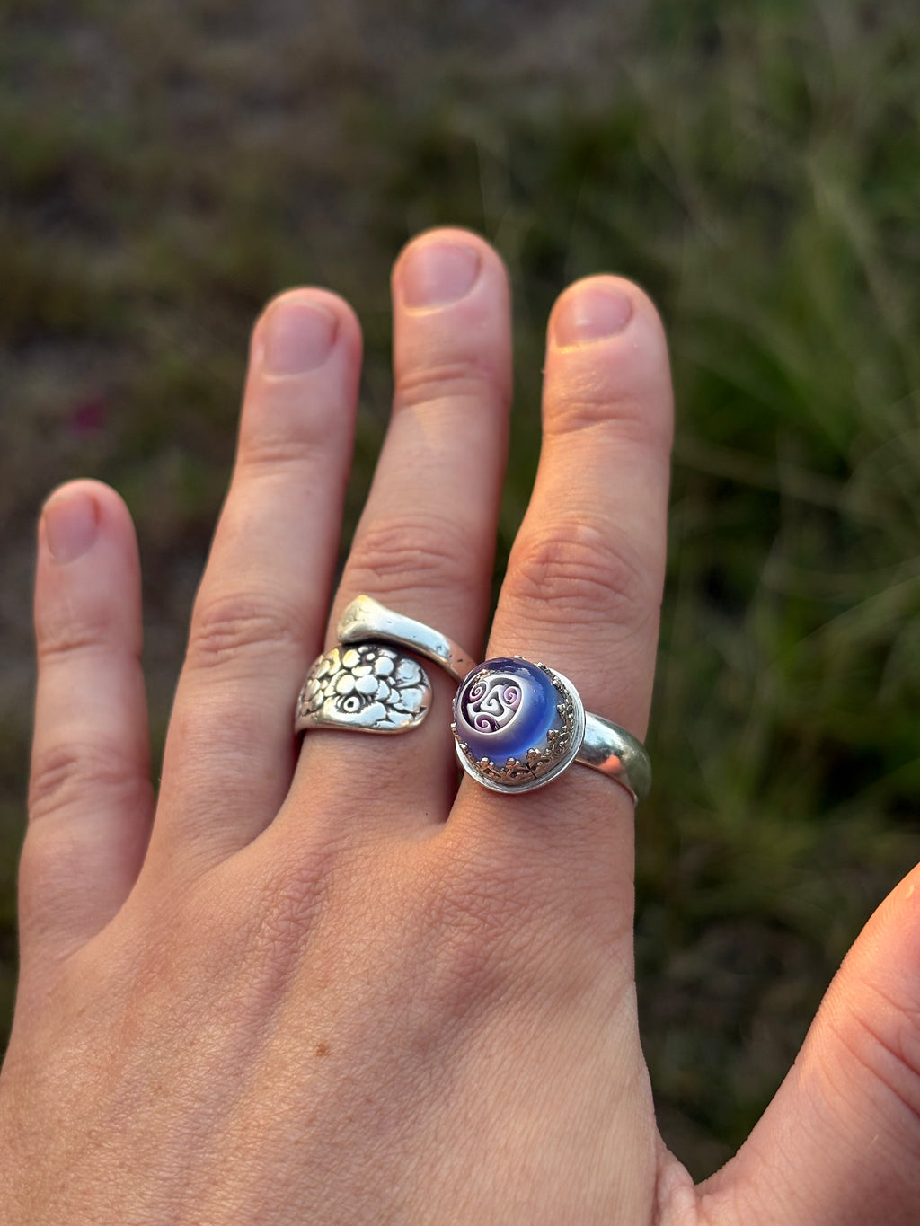 Purple Mille Ring - Size 8.75