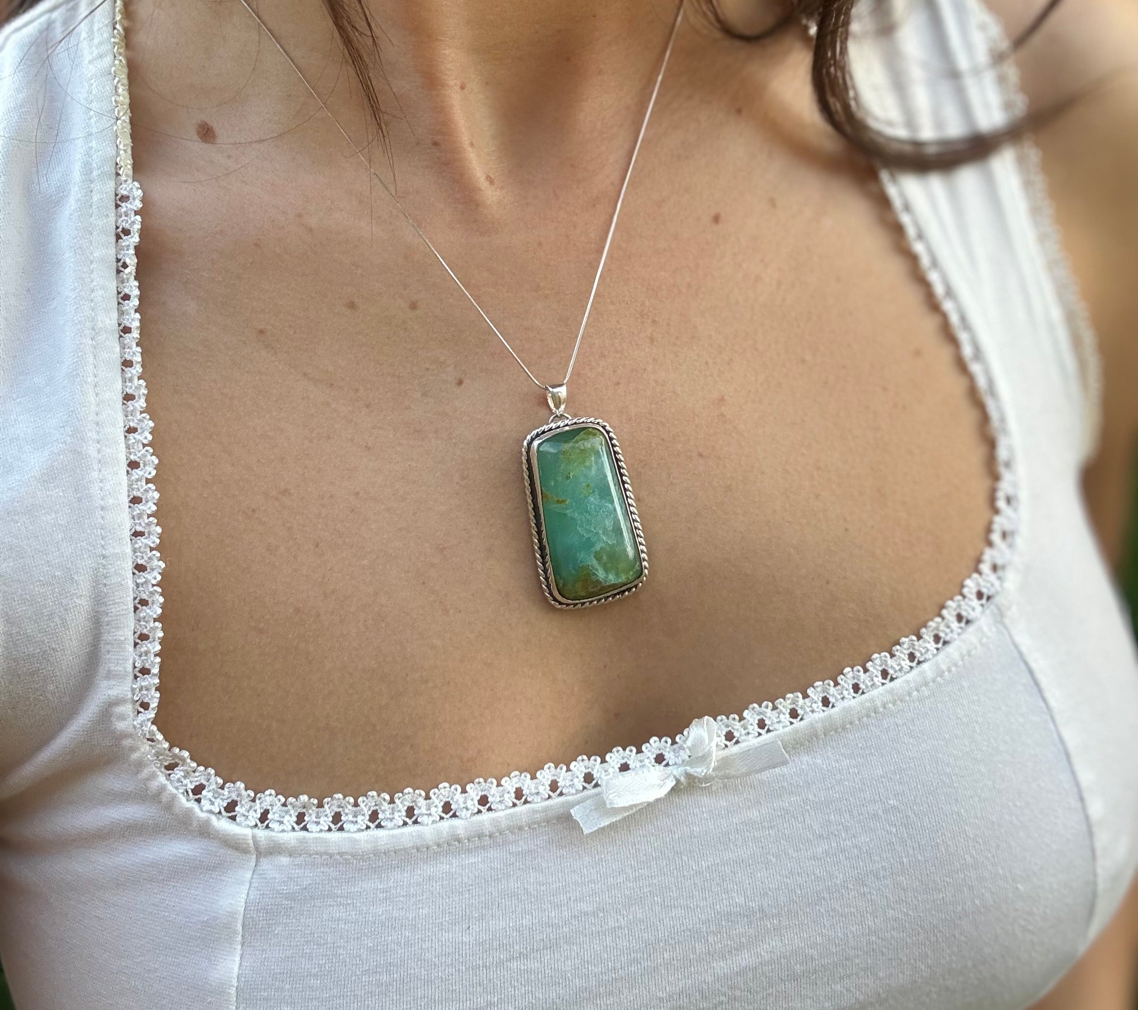 Blue Opal Pendant