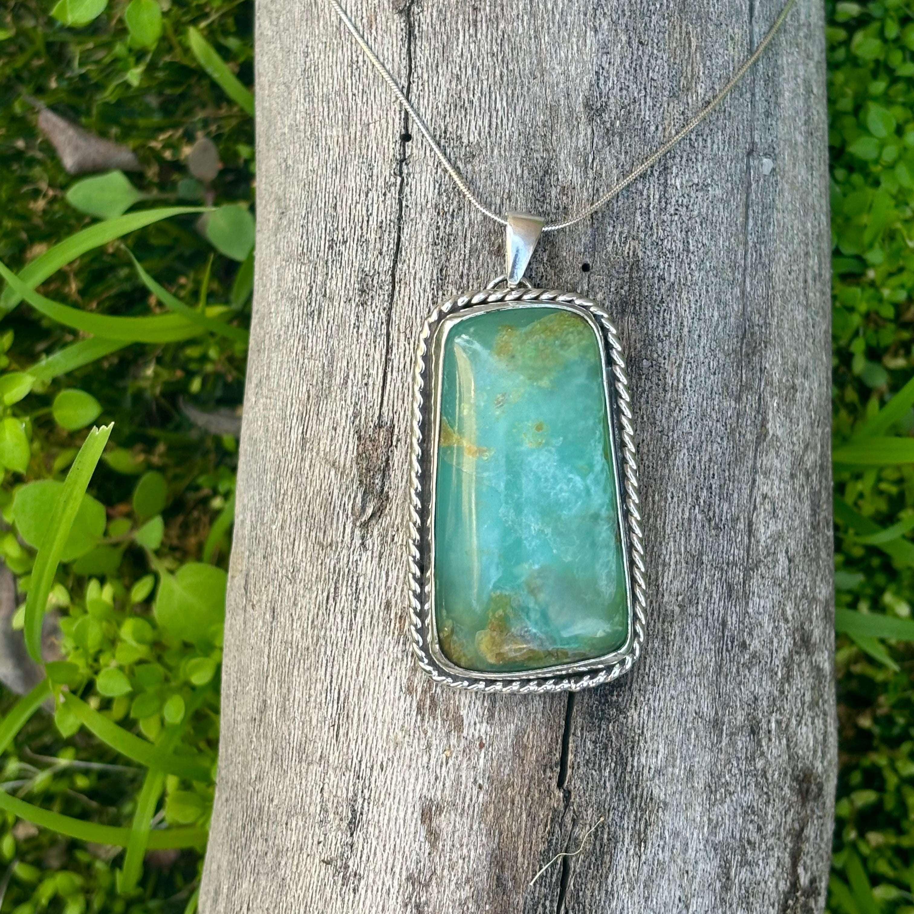 Blue Opal Pendant
