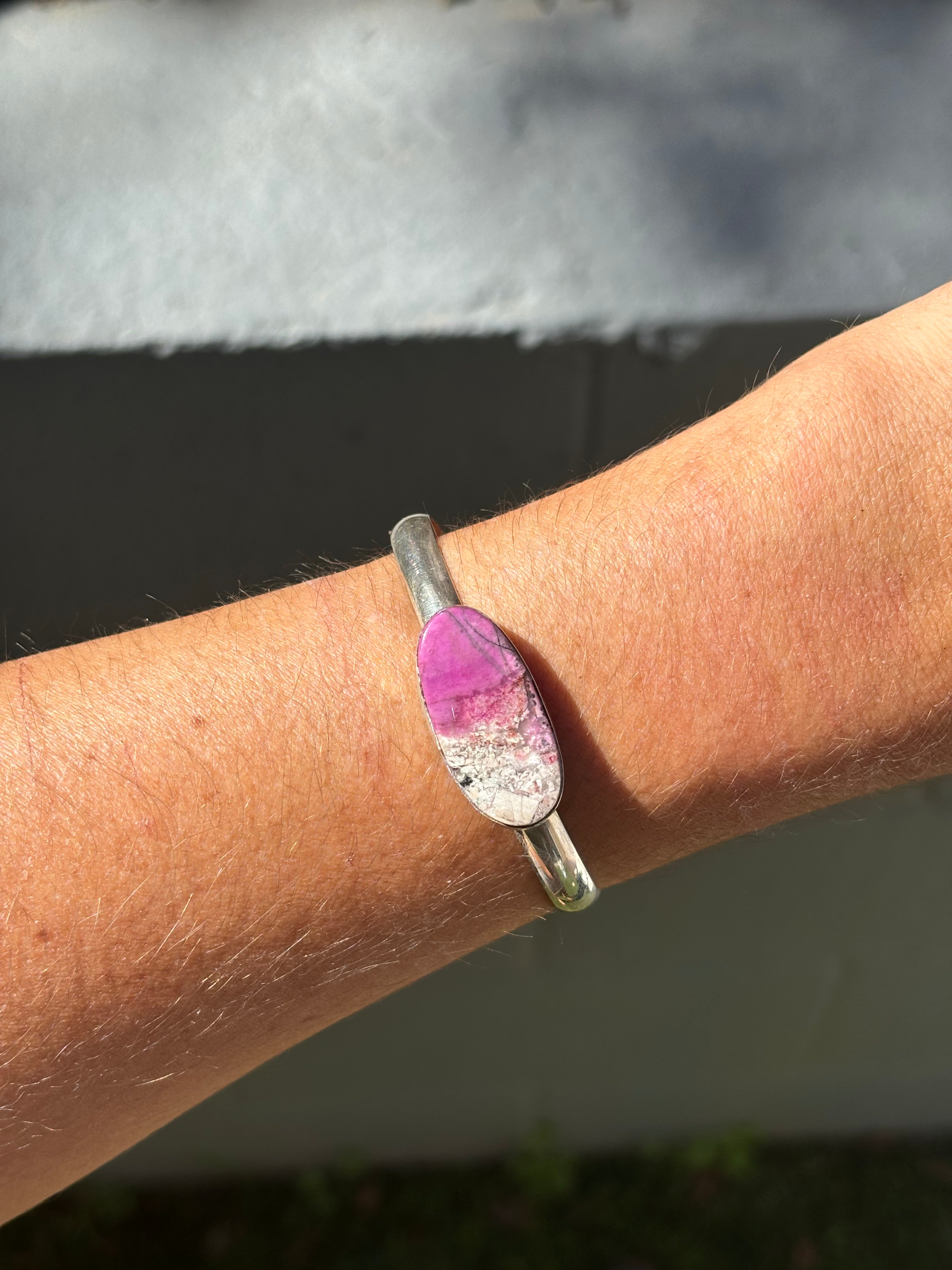 Colbalt Calcite Adjustable Cuff