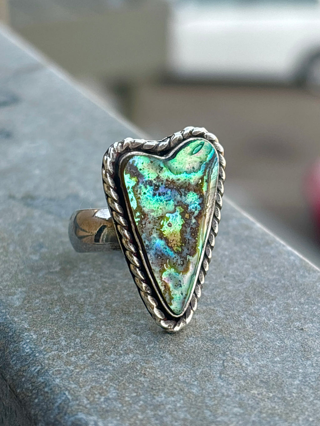 Galaxy Heart Ring - Size 7.5