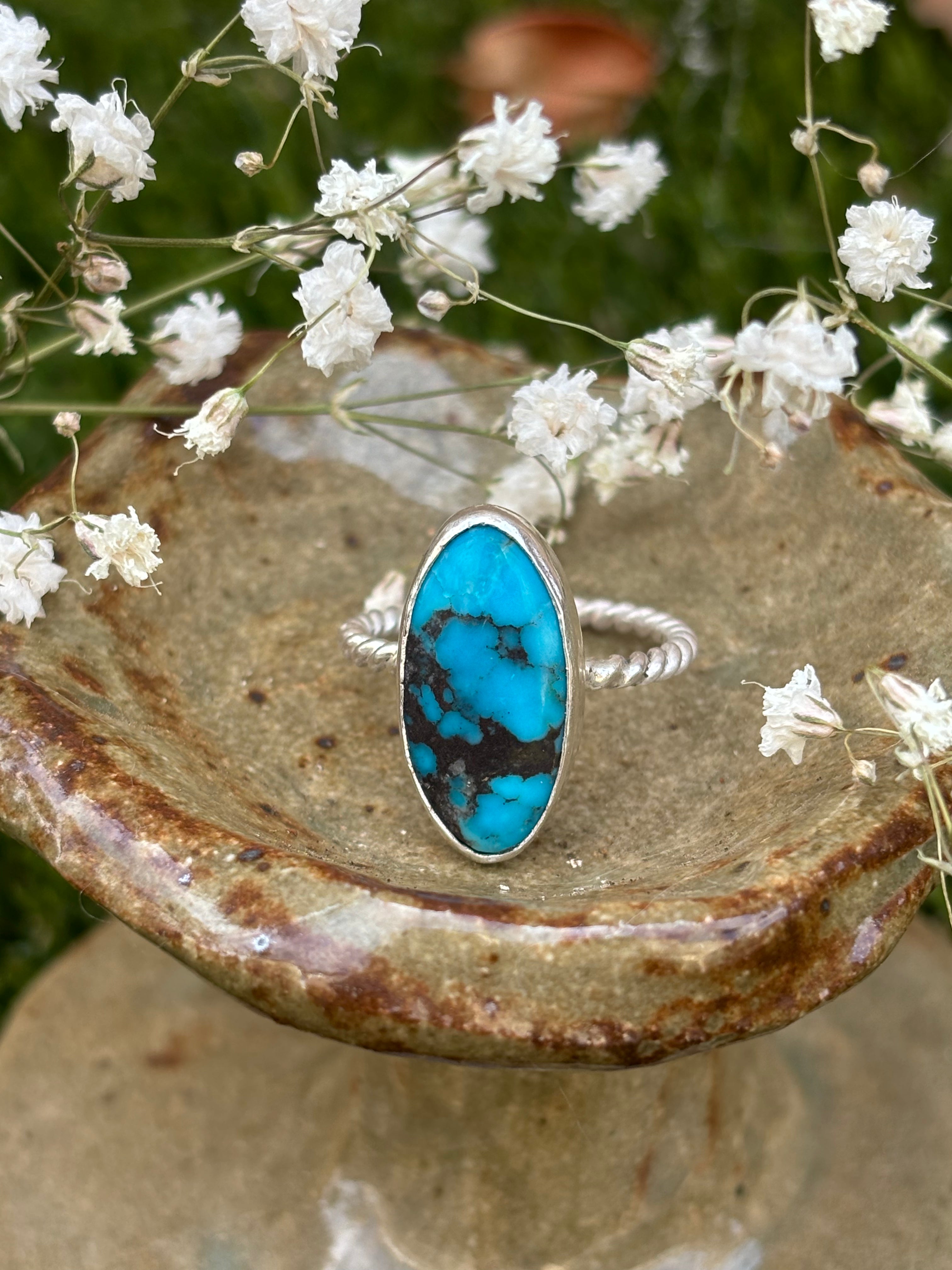 size 8 1/4 capricorn ring