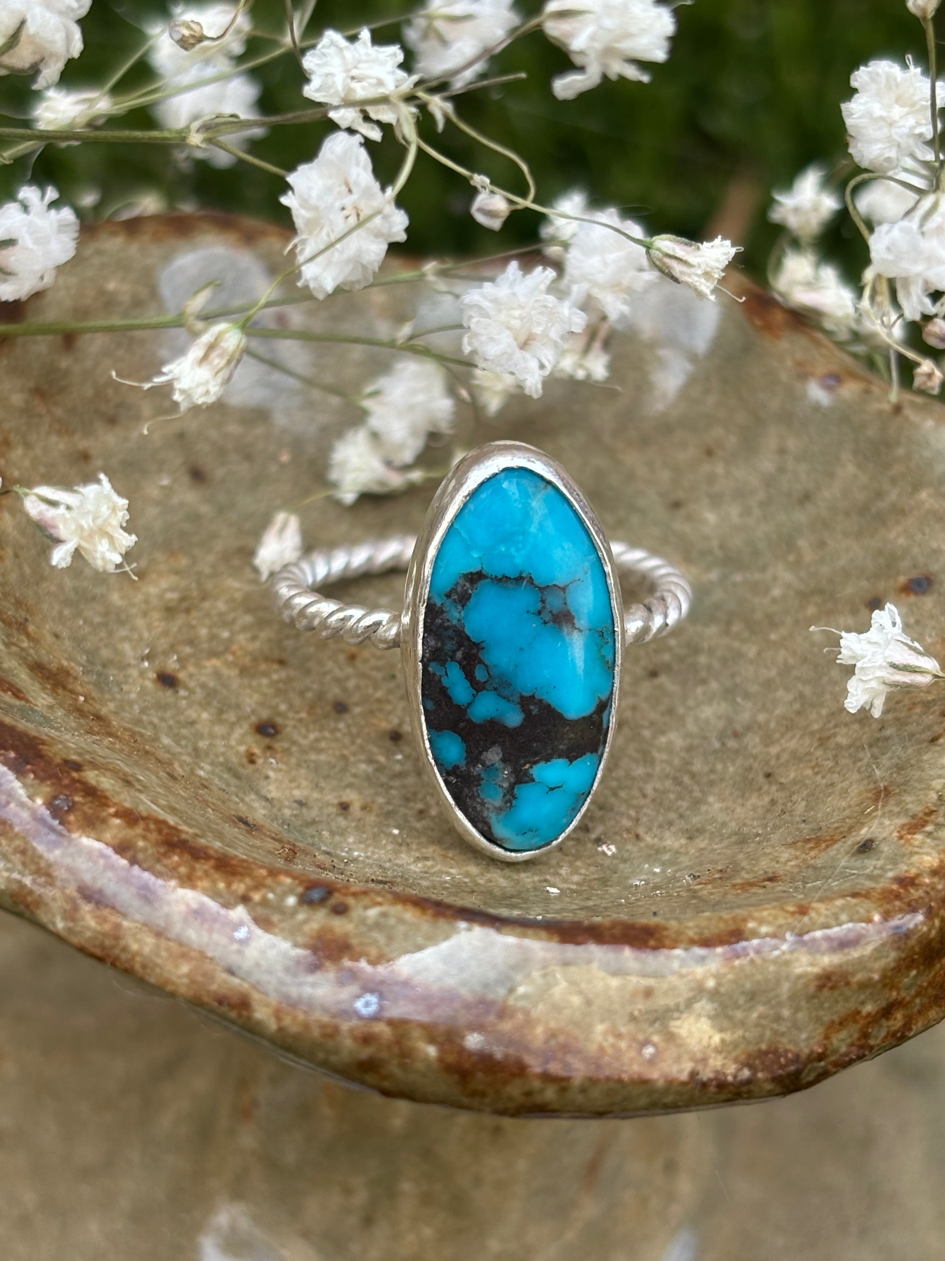 size 8 1/4 capricorn ring