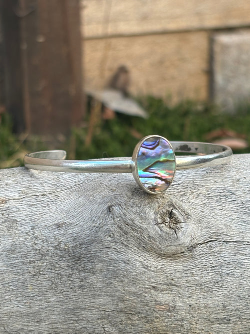 abalone adjustable cuff