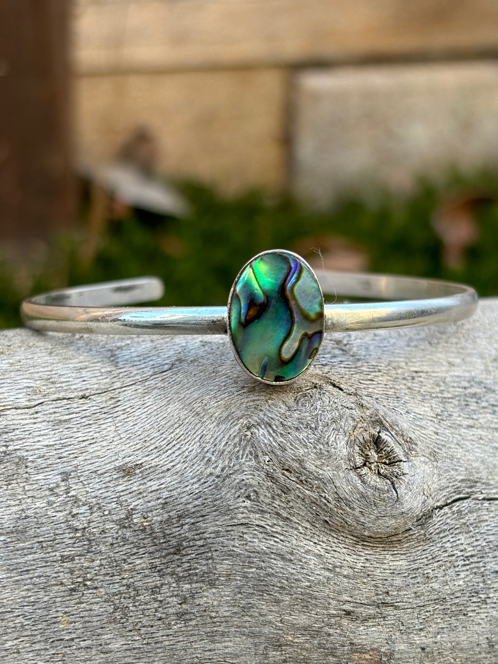 abalone adjustable cuff