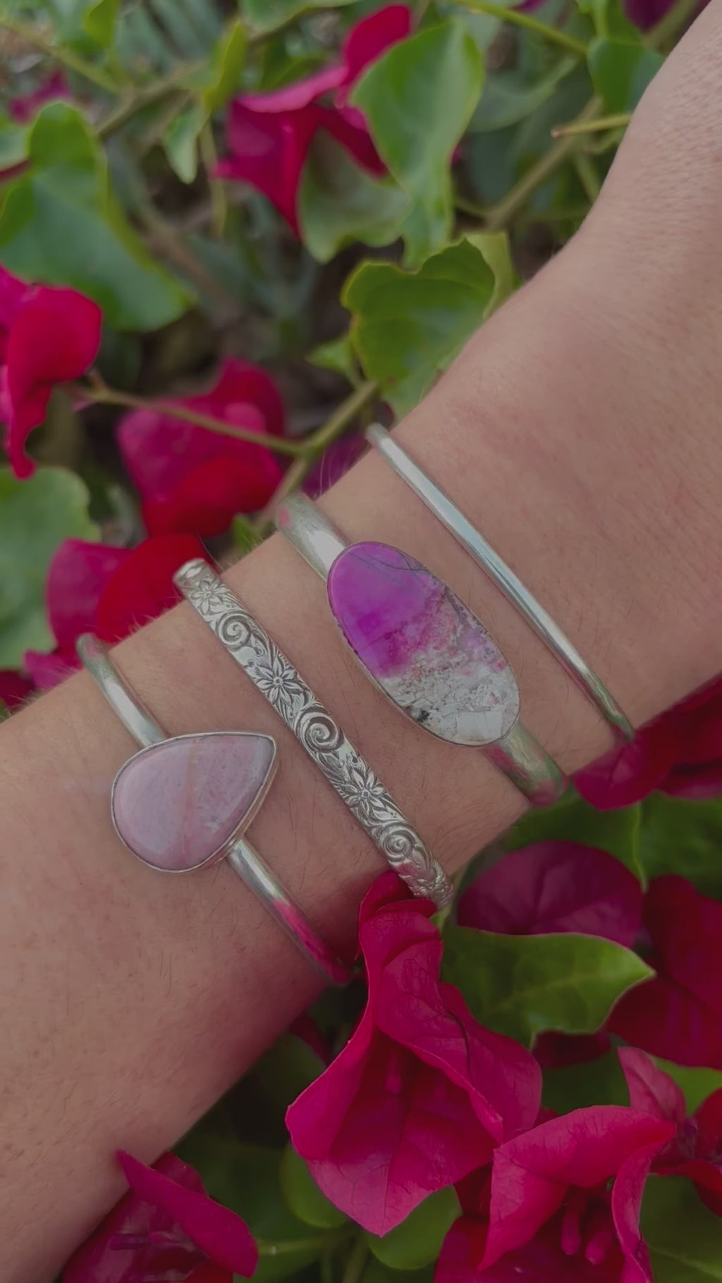 Colbalt Calcite Adjustable Cuff
