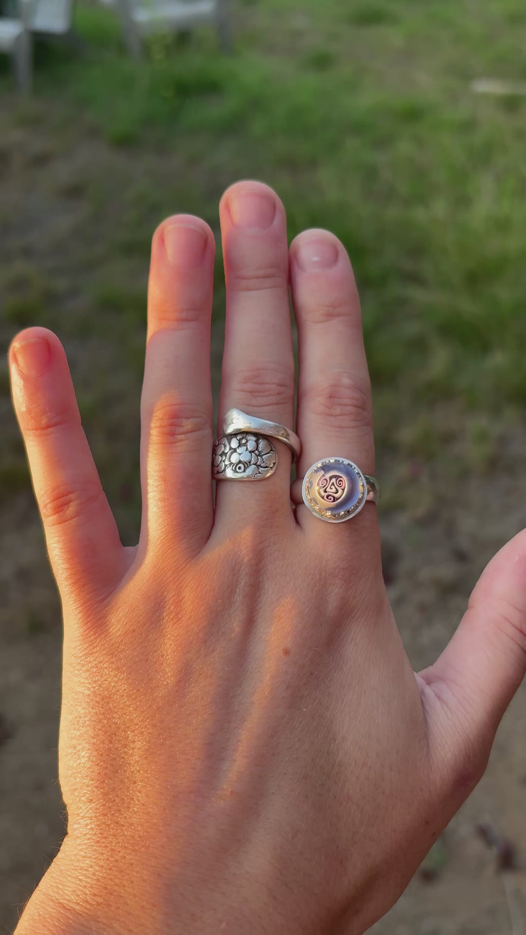 Purple Mille Ring - Size 8.75