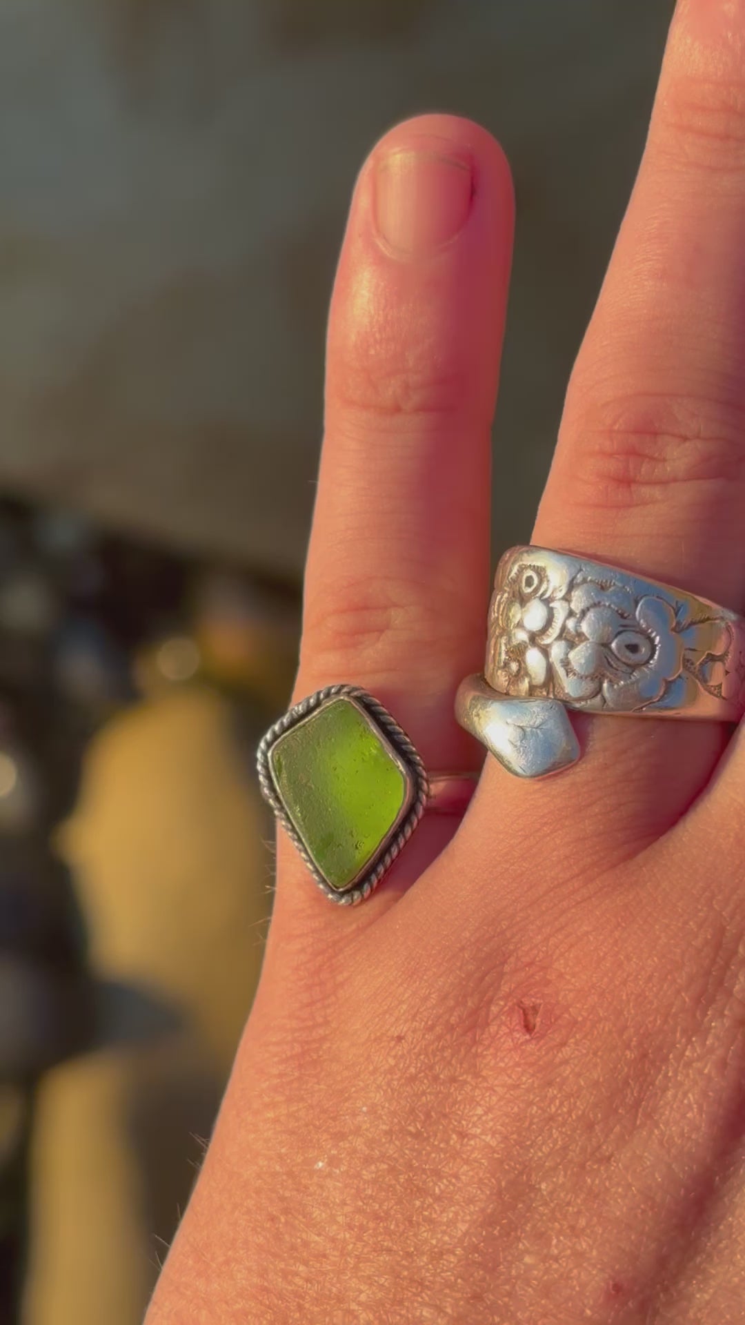 Mystic Glass Ring - Size 5