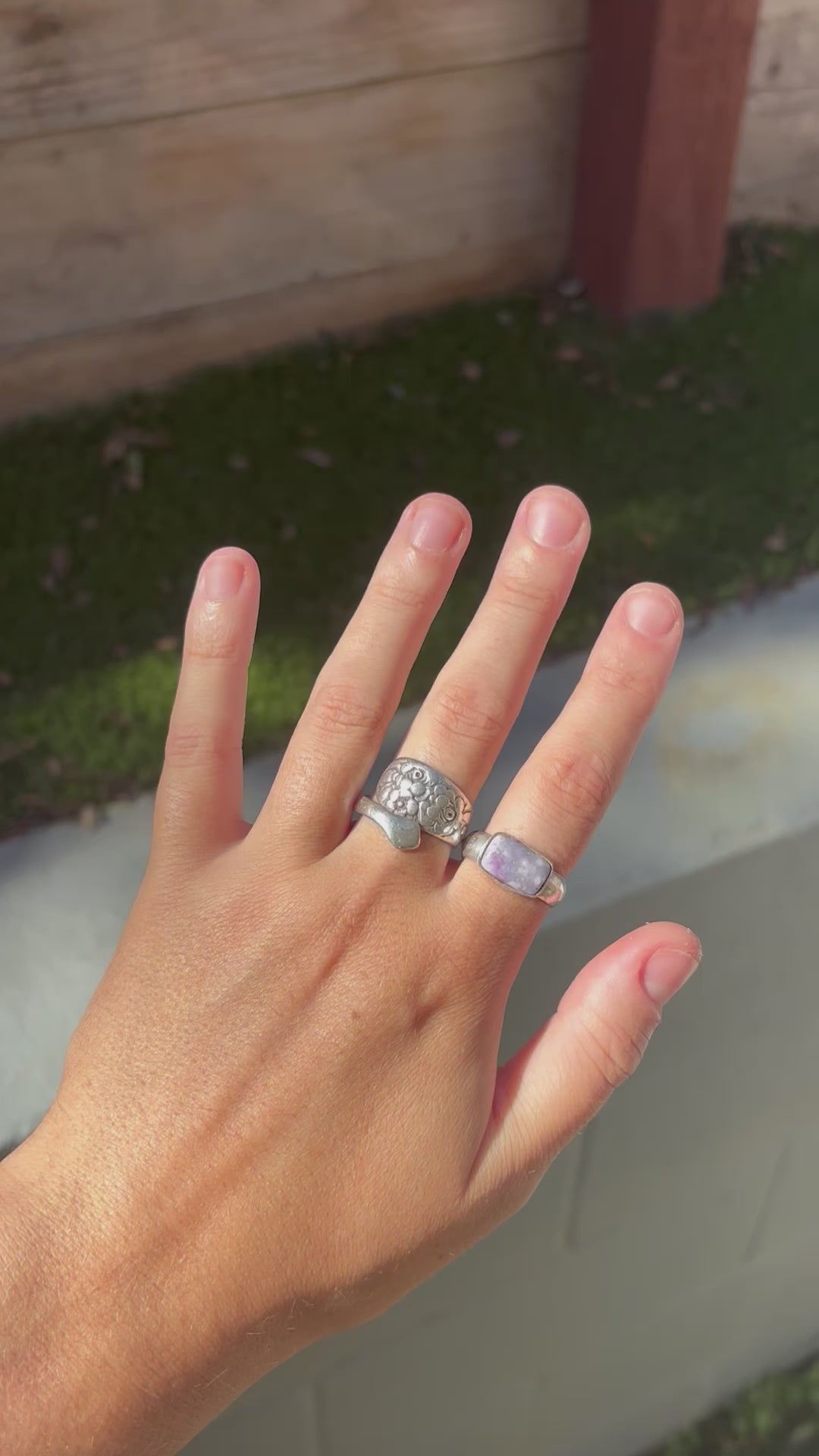 Lavender Opal Ring