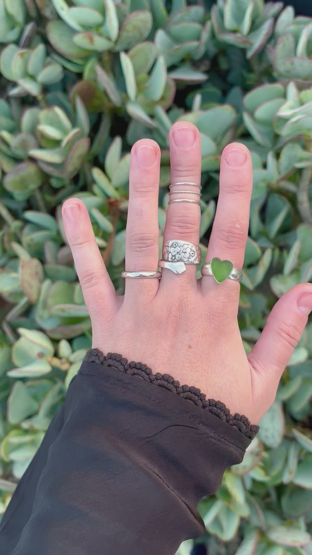 Heart Chakra Ring - Size 7.5
